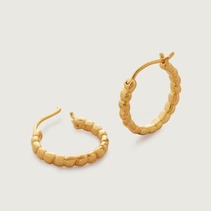 Monica Vinader Nura Teardrop Small Hoop Earrings